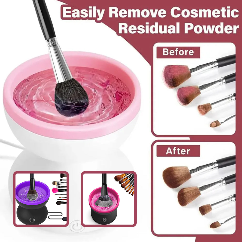 Electric Makeup Brush Cleaner Machine Portable Automatic USB