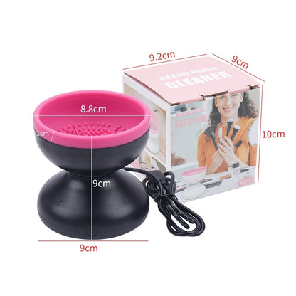 Electric Makeup Brush Cleaner Machine Portable Automatic USB