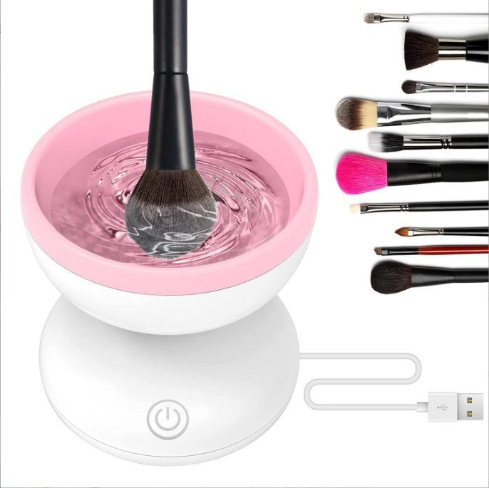 Electric Makeup Brush Cleaner Machine Portable Automatic USB