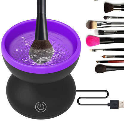 Electric Makeup Brush Cleaner Machine Portable Automatic USB